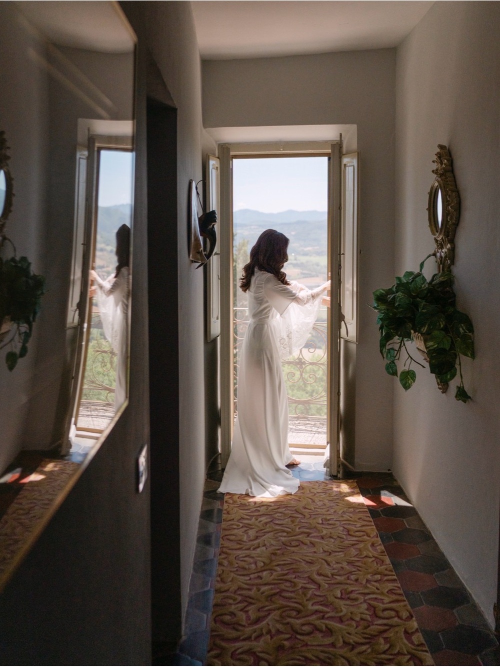 White Bridal Robe -